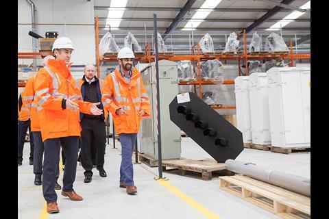 Siemens Rail Automation’s purpose-built depot at Cambuslang on the outskirts of Glasgow was opened by Scottish Government Minister for Transport & the Islands Humza Yousaf.